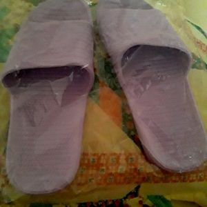 Purple Slip-on Flip Flops